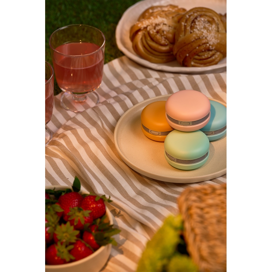 Osram - LED RGB zatemljiv zvočnik SMART+ MACARON LED/1,75W/3,7V 450 mAh rumena