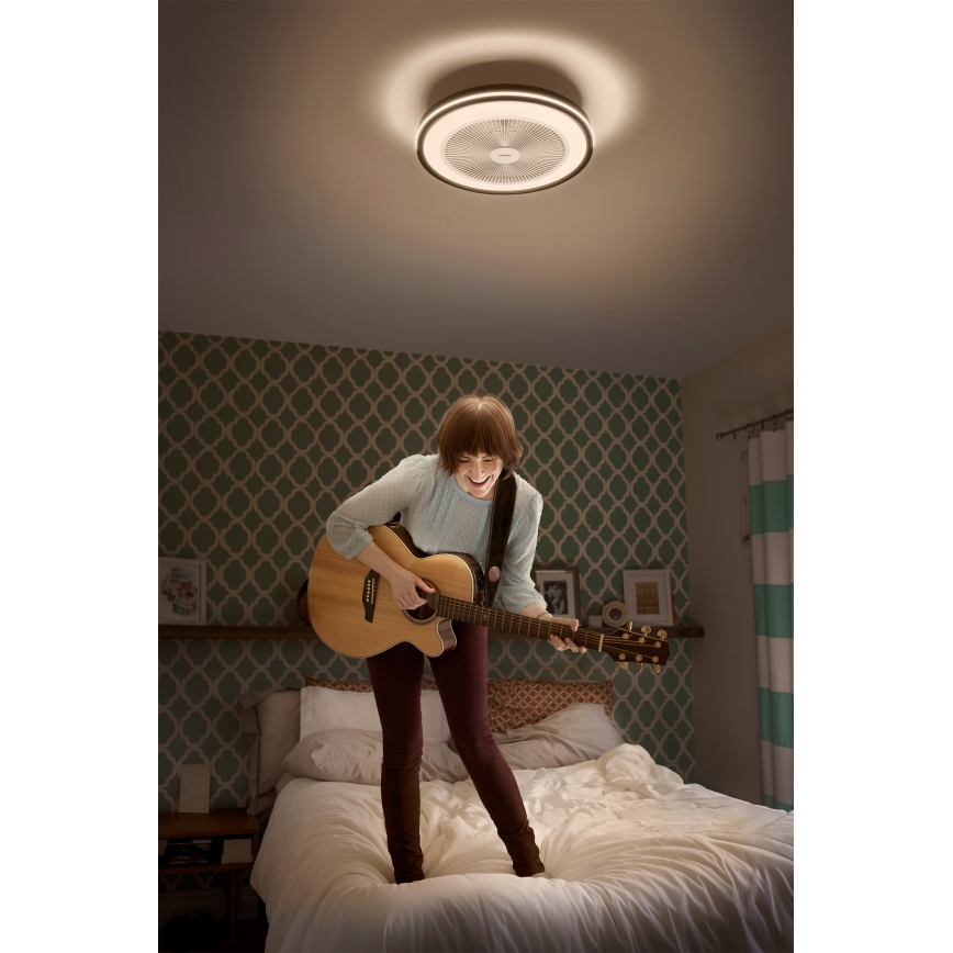 Osram - LED zatemnjiva stropna svetilka z ventilatorjem MURLAN LED/26W/230V 3000-6500K + daljinski upravljalnik