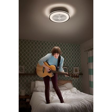 Osram - LED zatemnjiva stropna svetilka z ventilatorjem MURLAN LED/26W/230V 3000-6500K + daljinski upravljalnik