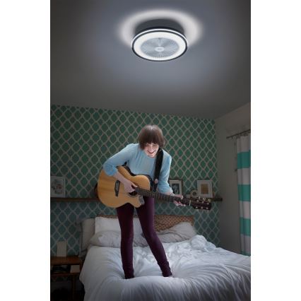 Osram - LED zatemnjiva stropna svetilka z ventilatorjem MURLAN LED/26W/230V 3000-6500K + daljinski upravljalnik