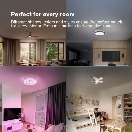 Osram - LED zatemnjiva stropna svetilka z ventilatorjem MURLAN LED/26W/230V 3000-6500K + daljinski upravljalnik