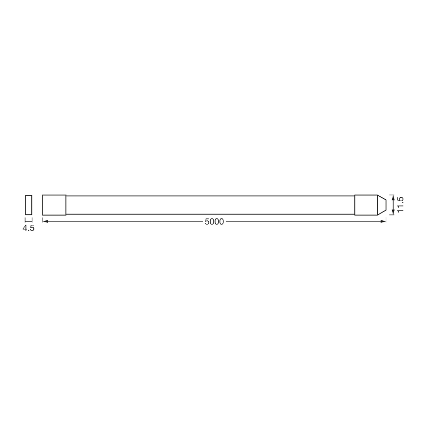 Osram - LED RGBW zatemljiv zunanji trak SMART+ FLEX 5m LED/14,5W/230V 2700-6500K IP44 Wi-Fi