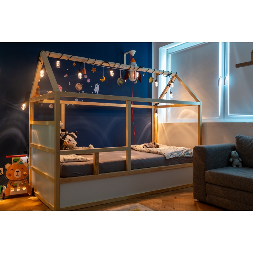 Osram - zunanji zatemnljiv LED RGB niz SMART+ STRING 12xLED/230V 7,47m IP44 Wi-Fi