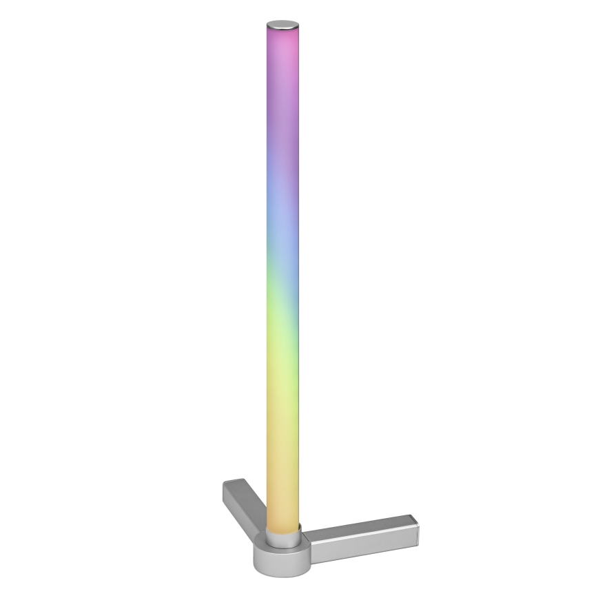 Osram - LED RGBW zatemnjevalna namizna svetilka SMART+ MAGIC LED/7,5W/230V 2700-6500K srebrna Wi-Fi + daljinski upravljalnik