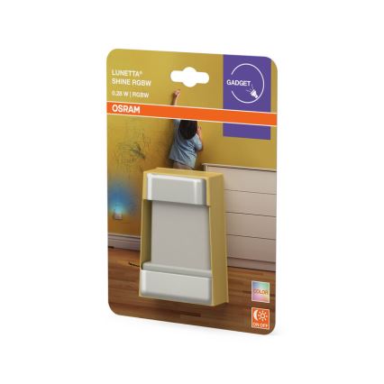 Osram - LED RGBW nočna svetilka s senzorjem LUNETTA LED/0,28W/230V