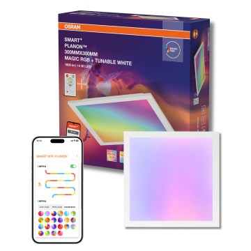 Osram - LED RGBW Stropna svetilka z možnostjo zatemnitve SMART+ MAGIC LED/14W/230V 2700-6500K 30x30 cm Wi‑Fi + daljinski upravljalnik