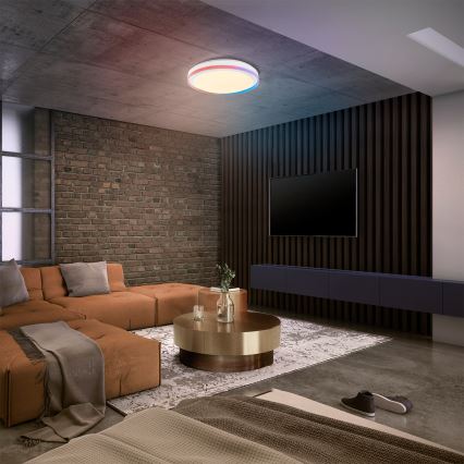Osram - LED RGBW stropna svetilka SMART+ MAGIC, z zatemnitvijo, 38W/230V, premer 49 cm, bela, 2700-6500K, Wi-Fi