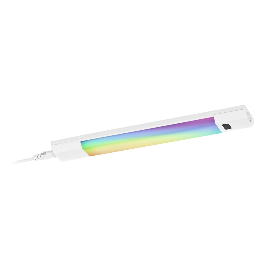 Osram - LED RGBW zatemnjiva svetilka za pod omarico s senzorjem gibanja LINEAR EDGE LED/4W/230V 30 cm bela + daljinski upravljalnik