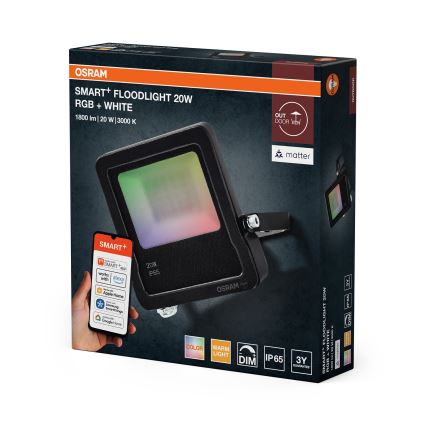Osram - LED RGBW Zatemnljiv reflektor SMART+ FLOODLIGHT LED/20W/230V IP65 Wi-Fi