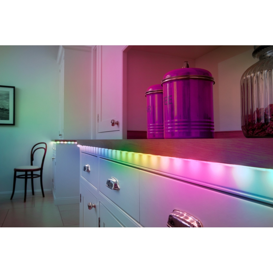 Osram - LED RGBW zatemljiv trak FLEX 7m LED/18W/230V + daljinski upravljalnik