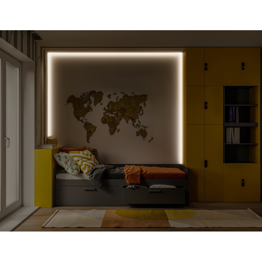 Osram - LED RGBW zatemljiv trak FLEX 7m LED/18W/230V + daljinski upravljalnik
