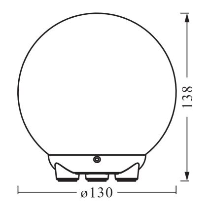 Ledvance - LED RGBW z možnostjo zatemnitve, polnilna namizna svetilka SMART+ MAGIC LED/2,5W/5V 2200-6500K Wi-Fi bela