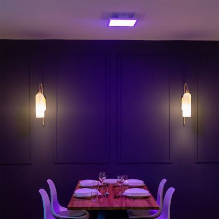 Osram - LED RGBW zatemnljivo stropno svetilo SMART+ PLANON LED/20W/230V 30x30 cm