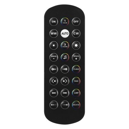 Osram - LED RGBW zatemnjevalna namizna svetilka SMART+ MAGIC LED/7,5W/230V 2700-6500K črna Wi-Fi + daljinski upravljalnik