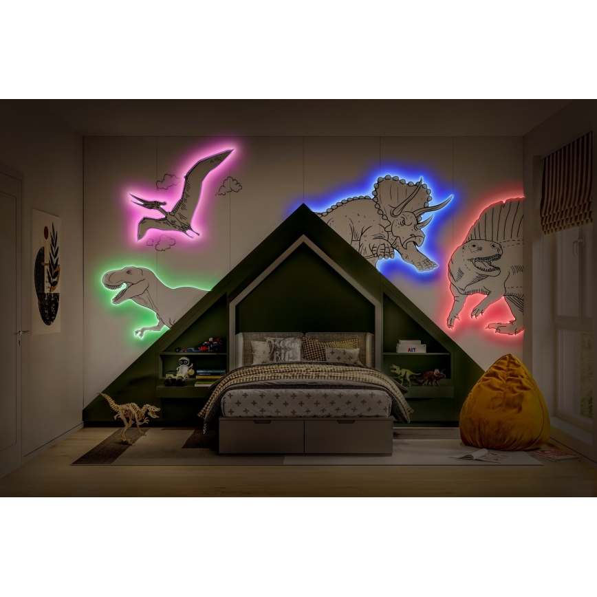 Osram - LED RGBW zatemnjevalni trak FLEX 5m LED/10W/230V + daljinski upravljalnik
