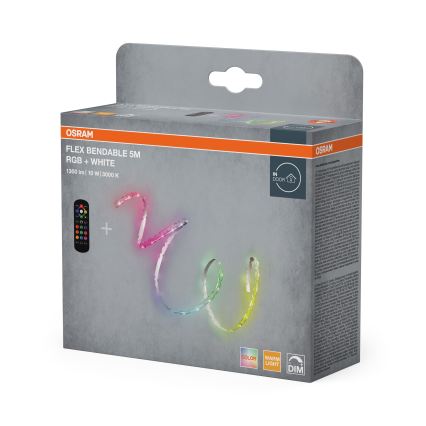 Osram - LED RGBW zatemnjevalni trak FLEX 5m LED/10W/230V + daljinski upravljalnik