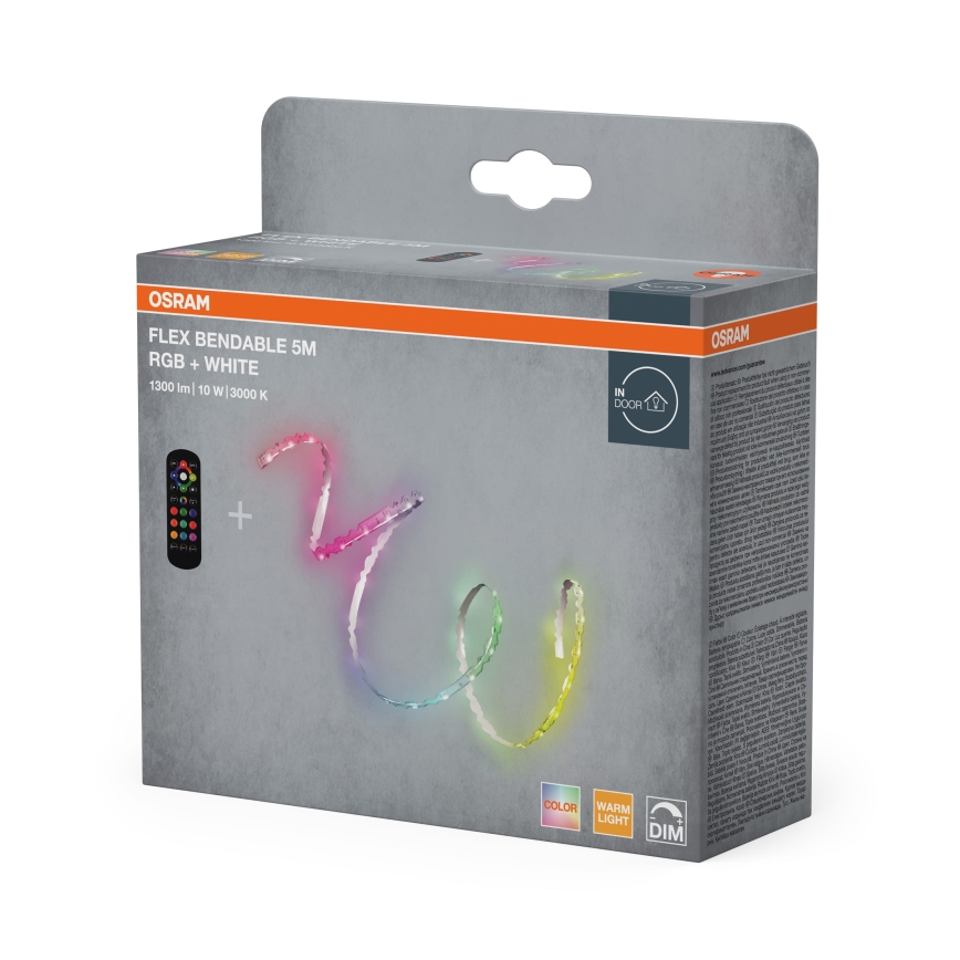 Osram - LED RGBW zatemnjevalni trak FLEX 5m LED/10W/230V + daljinski upravljalnik