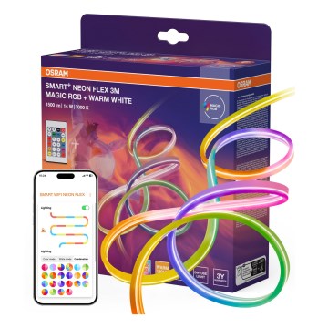 Osram - LED RGBW zatemnjevalni zunanji trak SMART+ MAGIC 3m LED/14W/230V IP44 Wi-Fi + daljinski upravljalnik