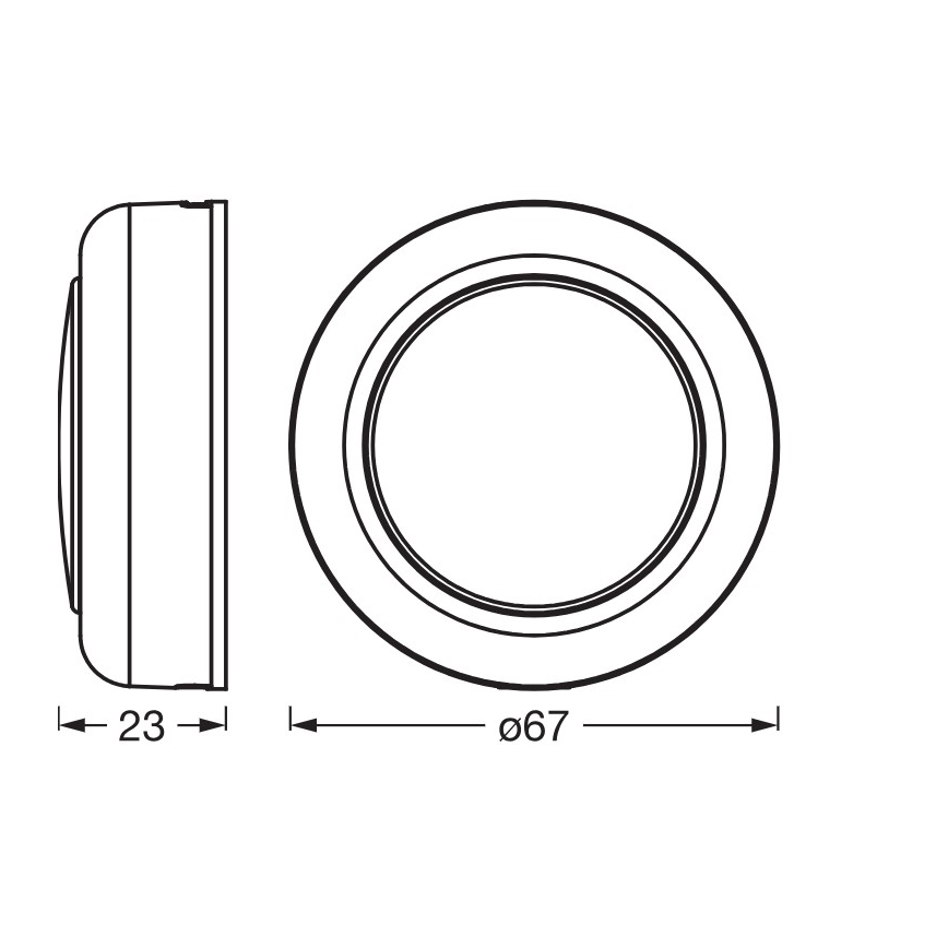 Osram - LED RGBW zatemnjiva orientacijska svetilka SMART+ DOT-IT na dotik LED/0,5W/3,7V 300 mAh
