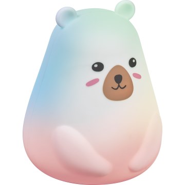 Osram - LED RGBW zatemnjiva otroška nočna lučka na dotik NIGHTLUX BEAR LED/0,7W/3,7V 1200 mAh bela