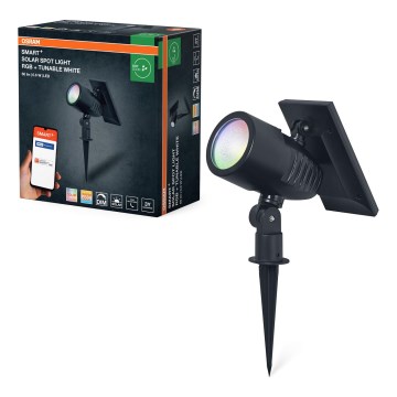 Osram - LED RGBW zatemnjiva solarna svetilka SMART+ SOLAR LED/0,6W/3,7V 2000 mAh 3000-6500K IP44