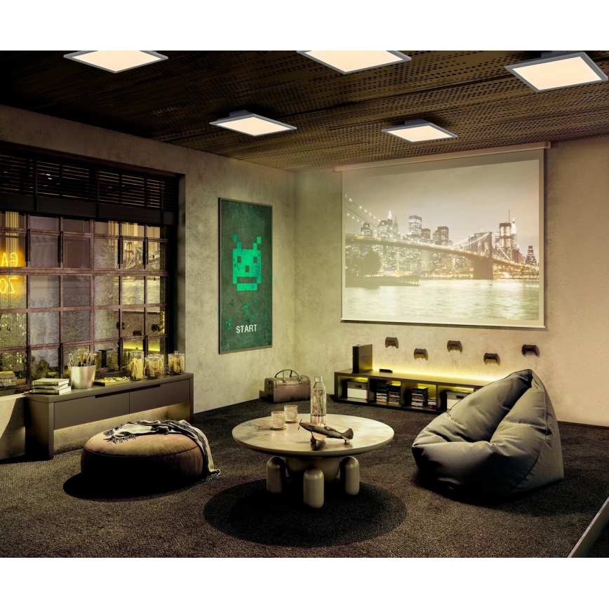 Osram - LED RGBW zatemnljivo stropno svetilo SMART+ MAGIC LED/24W/230V 2700-6500K 45x45 cm Wi-Fi + daljinski upravljalnik