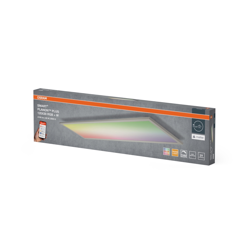 Osram - LED RGBW zatemnjevalna stropna svetilka SMART+ PLANON LED/36W/230V 120x30 cm Wi-Fi
