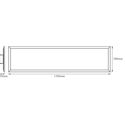 Osram - LED RGBW zatemnjevalna stropna svetilka SMART+ PLANON LED/36W/230V 120x30 cm Wi-Fi