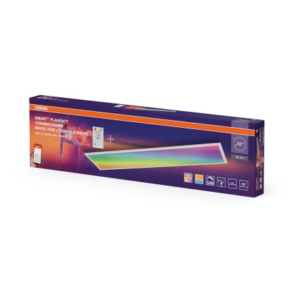 Osram - LED RGBW zatemnjevalna stropna svetilka SMART+ MAGIC LED/36W/230V 2700-6500K Wi-Fi + daljinski upravljalnik