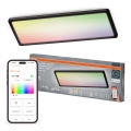 Osram - LED RGBW Zatemnjivo stropno svetilo SMART+ PLANON LED/30W/230V 2800-6500K 58x20 cm Wi-Fi IP54 črna