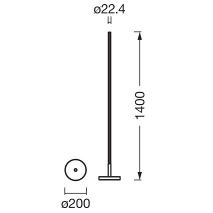 Osram - LED RGBW zatemnjiva stoječa svetilka SMART+ MAGIC LED/11,5W/230V 2700-6500K srebrna Wi-Fi + daljinski upravljalnik