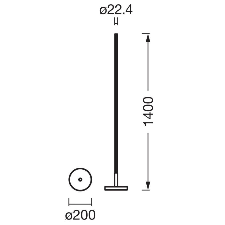 Osram - LED RGBW zatemnjiva stoječa svetilka SMART+ MAGIC LED/11,5W/230V 2700-6500K srebrna Wi-Fi + daljinski upravljalnik