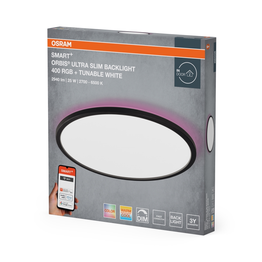 Osram - LED RGBW zatemnljivo stropno svetilo SMART+ ORBIS LED/25W/230V 2700-6500K Wi-Fi