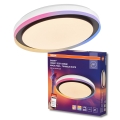 Osram - LED RGBW zatemnljivo stropno svetilo SMART+ MAGIC LED/38W/230V, premer 49 cm, črna, 2700-6500K, Wi-Fi