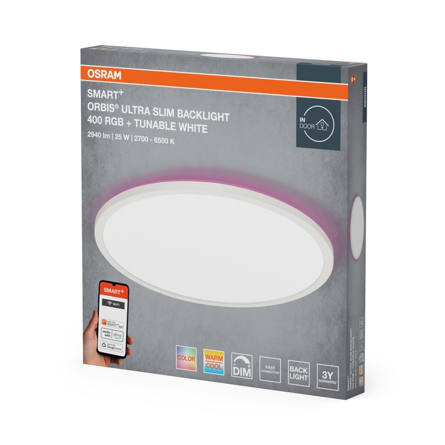 Osram - LED RGBW zatemnjiva stropna svetilka SMART+ ORBIS LED/25W/230V premer 40 cm 2700-6500K Wi-Fi