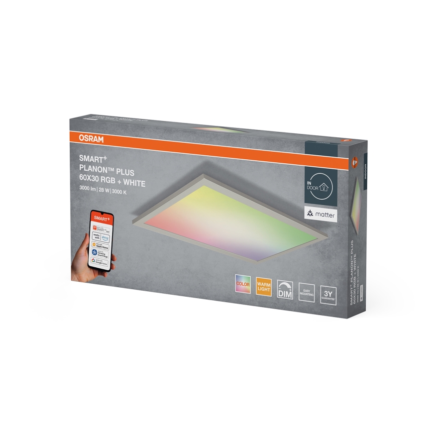 Osram -LED RGBW Zatemnljivo stropno svetilo SMART+ PLANON LED/28W/230V 60x30 cm Wi-Fi