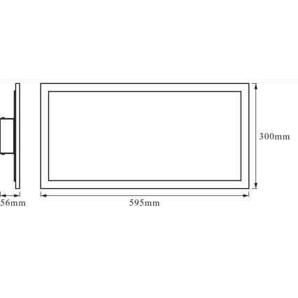 Osram -LED RGBW Zatemnljivo stropno svetilo SMART+ PLANON LED/28W/230V 60x30 cm Wi-Fi