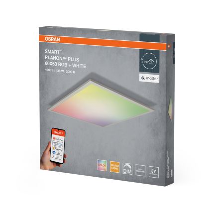 Osram - LED RGBW Zatemnjivo stropno svetilo SMART+ PLANON LED/36W/230V 60x60 cm Wi-Fi