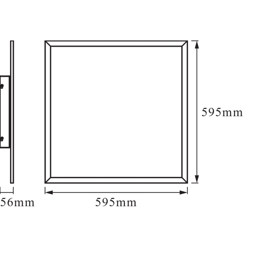 Osram - LED RGBW Zatemnjivo stropno svetilo SMART+ PLANON LED/36W/230V 60x60 cm Wi-Fi