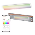 Osram - LED RGBW Zatemnljivo stropno svetilo SMART+ PLANON LED/40W/230V 2800-6500K 98x20 cm Wi-Fi IP54 bela