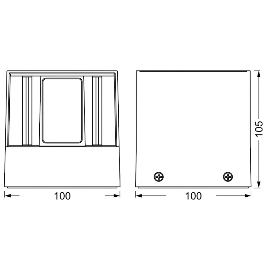 Osram - LED RGBW zatemnjevalna zunanja stenska svetilka SMART+ BEAM LED/8W/230V 3000-6500K IP44 Wi-Fi