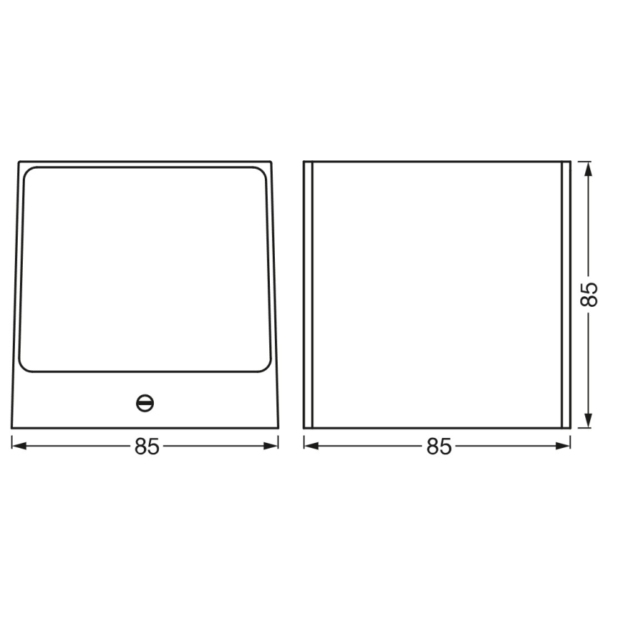 Osram - LED RGBW zatemnljiva zunanja stenska svetilka SMART+ BRICK LED/14W/230V IP44 Wi-Fi