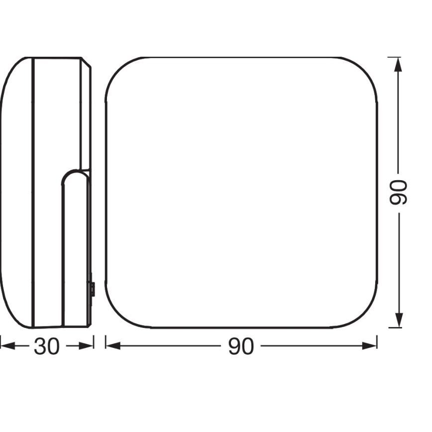 Osram - LED solarna prenosna svetilka NIGHTLUX LED/2W/5V IP54 siva