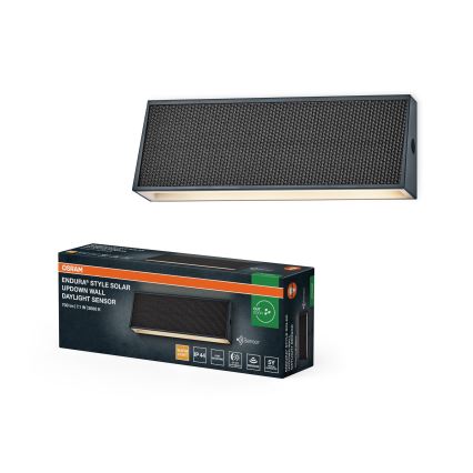 Osram - LED zatemnljivo sončno stensko svetilo ENDURA STYLE LED/7,1W/4,2V 2000 mAh IP44 antracit