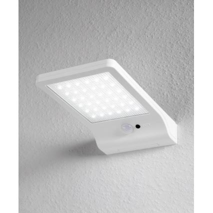 Osram - LED solarna stenska svetilka s senzorjem DOORLED LED/3W/3,3V 2000 mAh IP44 bela