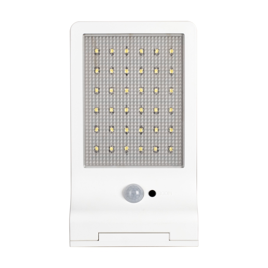 Osram - LED solarna stenska svetilka s senzorjem DOORLED LED/3W/3,3V 2000 mAh IP44 bela