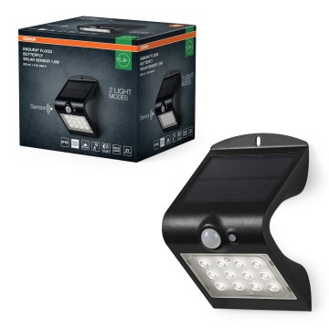 Osram - LED Solarna stenska svetilka s senzorjem gibanja in mraka METULJ LED/1,5W/3,7V 1200 mAh IP65