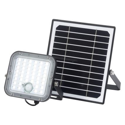 Osram - LED zatemnjevalni solarni reflektor s senzorjem ENDURA LED/10W/4,2V 4000K IP65 črna + daljinski upravljalnik
