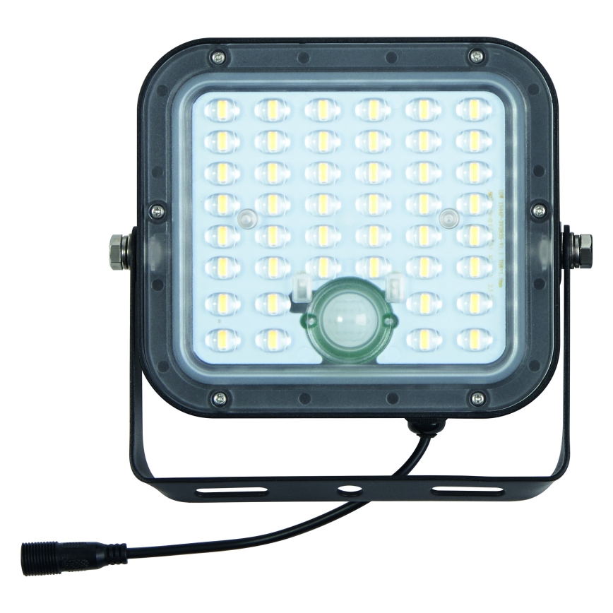 Osram - LED zatemnjevalni solarni reflektor s senzorjem ENDURA LED/10W/4,2V 4000K IP65 črna + daljinski upravljalnik