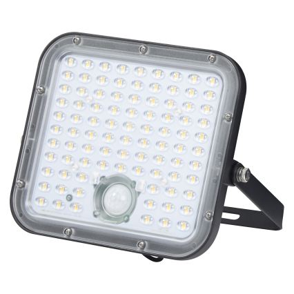 Osram - LED zatemljiv solarni reflektor s senzorjem ENDURA LED/30W/6,4V 4000K IP65 črna + z daljinskim upravljalnikom
